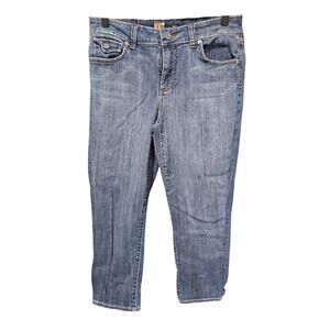 Kut From The Kloth Natalie Crop Jeans Medium Wash Size 10